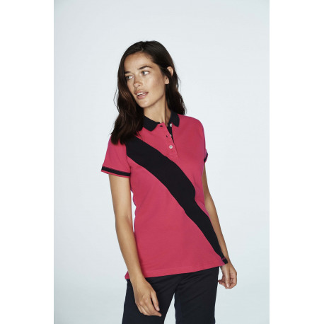 Front Row POLO FEMME DIAGONAL STRIPE