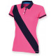 Front Row POLO FEMME DIAGONAL STRIPE