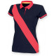 Front Row POLO FEMME DIAGONAL STRIPE