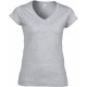 Gildan T-SHIRT FEMME COL V SOFTSTYLE