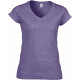 Gildan T-SHIRT FEMME COL V SOFTSTYLE