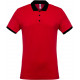 Kariban Polo piqu� bicolore homme