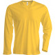 Kariban Men´s long-sleeved V-neck T-shirt