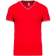 Kariban Men´s piqu� knit V-neck T-shirt