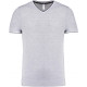 Kariban T-shirt maille piqu�e col V homme