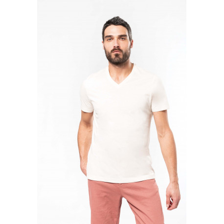 Kariban Men´s organic cotton V-neck T-shirt