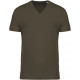 Kariban T-shirt coton bio col V homme