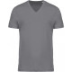 Kariban T-shirt coton bio col V homme