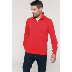 Kariban Zipped neck sweatshirt