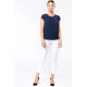 Kariban Blouse cr�pe manches courtes femme