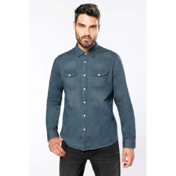 Kariban CHEMISE DENIM MANCHES LONGUES