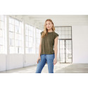 Bella + Canvas T-shirt Flowy � manches roulott�es