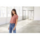 Bella + Canvas T-shirt flowy crop