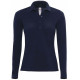 B&C POLO FEMME SAFRAN MANCHES LONGUES