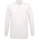 B&C POLO HOMME SAFRAN MANCHES LONGUES