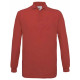 B&C POLO HOMME SAFRAN MANCHES LONGUES