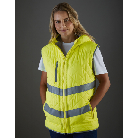 Yoko Fluo Kensington Hooded Gilet