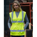 Yoko Fluo Ladies Executive Waistcoat