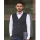 Russell Collection Men´s V-Neck Sleeveless Knitted Cardigan