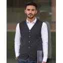 Russell Collection Men´s V-Neck Sleeveless Knitted Cardigan