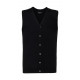 Russell Collection Men´s V-Neck Sleeveless Knitted Cardigan