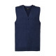 Russell Collection Men´s V-Neck Sleeveless Knitted Cardigan