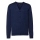 Russell Collection Men´s V-Neck Knitted Cardigan