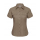 Russell Collection Ladies´ Roll Sleeve Shirt Short Sleeve