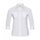 Russell Collection Ladies´ Roll Sleeve Shirt 3/4 Sleeve