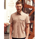 Russell Collection Men´s Roll Sleeve Shirt