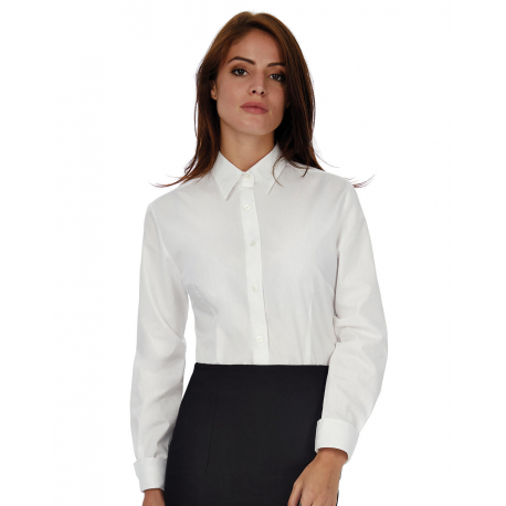 B&C Heritage LSL/women Poplin Shirt