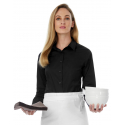 B&C Black Tie LSL/women Poplin Shirt