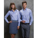 Kustom Kit Ladies Corporate Oxford Blouse LS