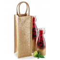 Westford Mill Shimmer Jute Bottle Bag