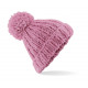 Beechfield Oversized Hand-Knitted Beanie