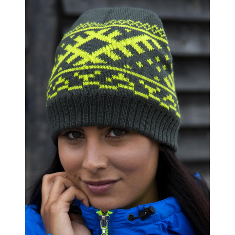 Nordic Knitted Hat - Kameleon Textile : Impression et broderie sur textile