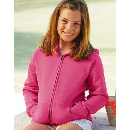 Fruit of the Loom Kids Classic Hooded Sweat Jacket