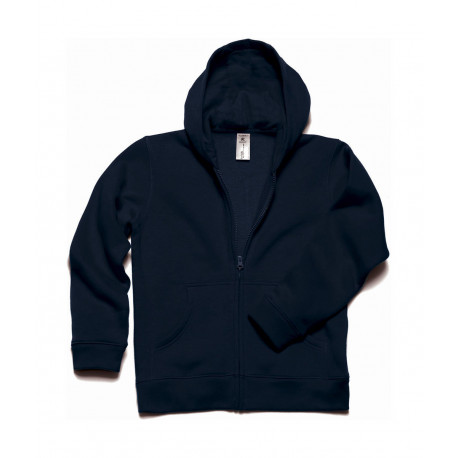 B&C Hooded Full Zip/kids Sweat