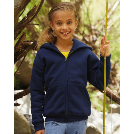 Fruit of the Loom Kids Premium Hooded Sweat Jacket