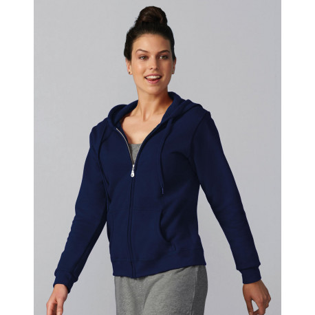 Gildan Ladies Heavyweight Full Zip Hooded Sweat