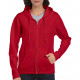 Gildan Ladies Heavyweight Full Zip Hooded Sweat