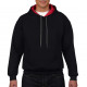 Gildan Heavy Blend Adult Contrast Hooded Sweat