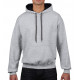 Gildan Heavy Blend Adult Contrast Hooded Sweat