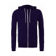 Bella+Canvas Unisex Poly-Cotton Full Zip Hoodie