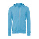 Bella+Canvas Unisex Poly-Cotton Full Zip Hoodie