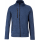 Kariban Men´s full zip heather jacket