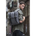 Kimood FLAP-TOP CANVAS BACKPACK