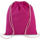 Kimood Petit sac � dos en coton bio avec cordelettes