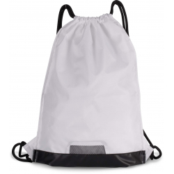 Sac Dos Avec Cordelettes Et Poche Zipp E Kameleon Textile