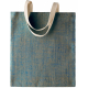 Kimood 100% natural yarn dyed jute bag